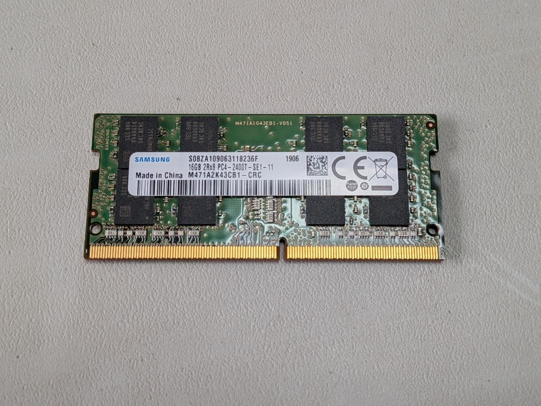 SAMSUNG (DDR4-2400T)32GB(16GB　2枚)