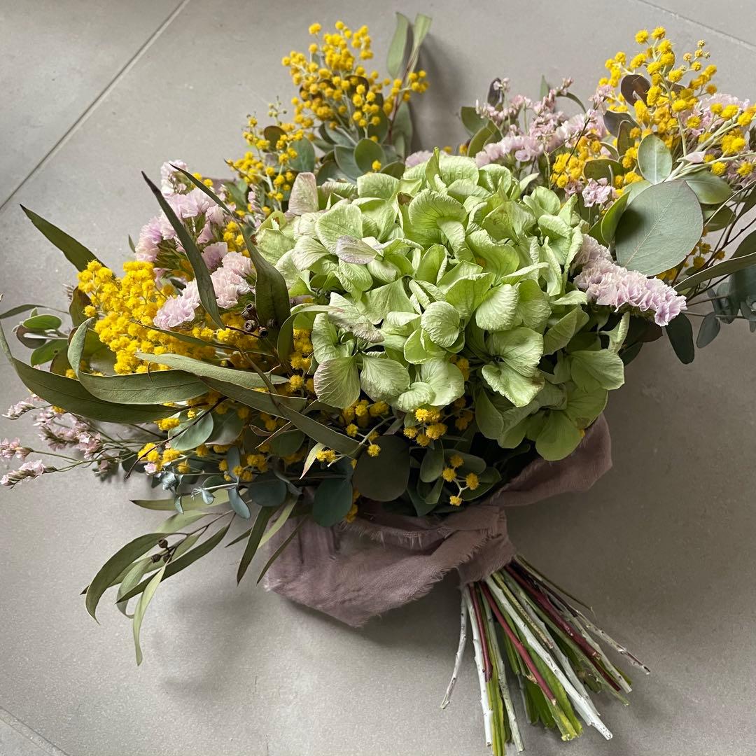 7.アンティーク紫陽花スワッグ
