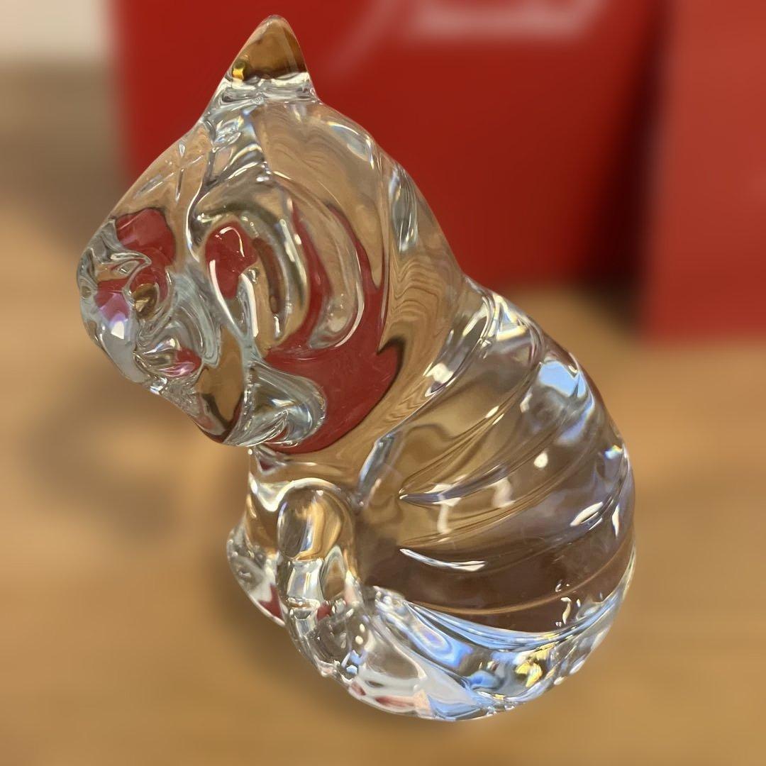 Baccarat ミニマルズ　タイガー バカラ　虎　置き物