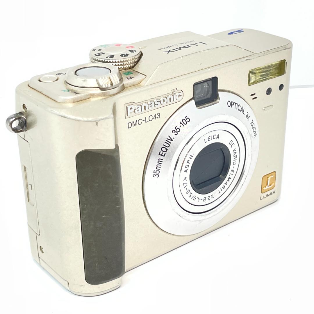 単三電池稼働 平成レトロ Panasonic DMC-LC43 デジタルカメラ
