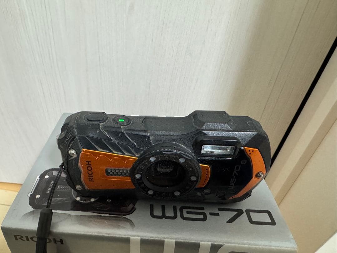 ☆RICOH リコーR03040 WG70 防水デジタルカメラ 使用頻度少ない