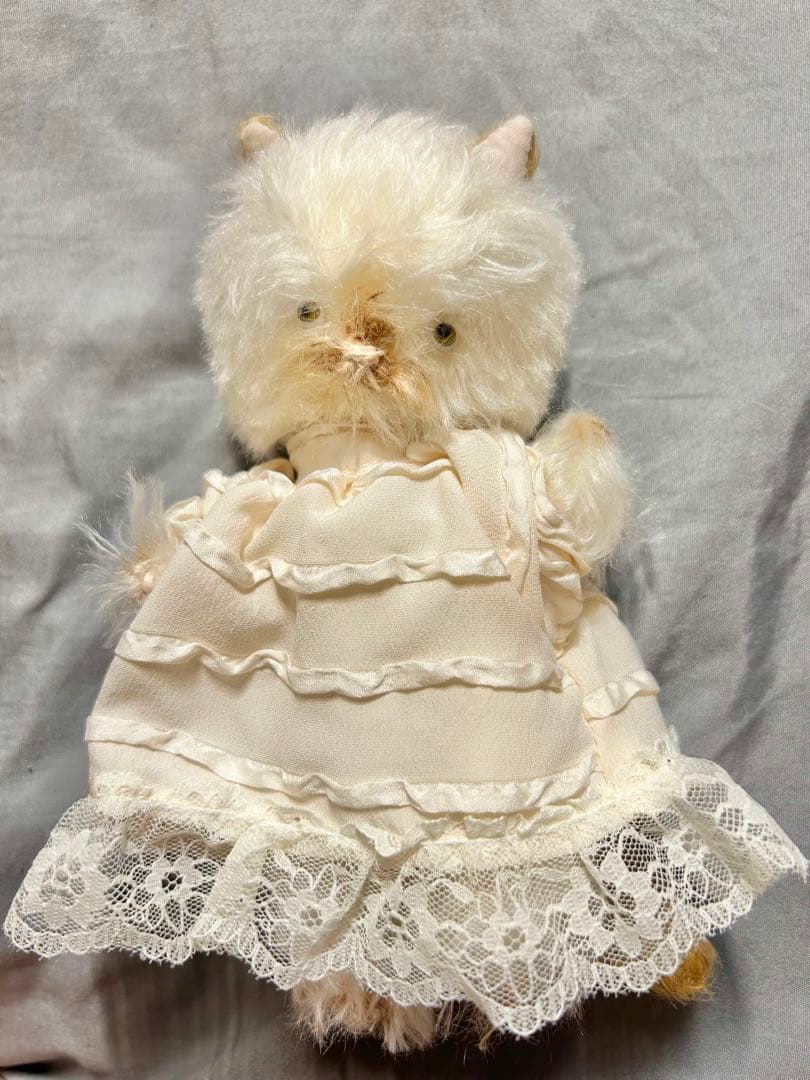 さて　ハンドメイド　ぬいぐるみ　ねこ