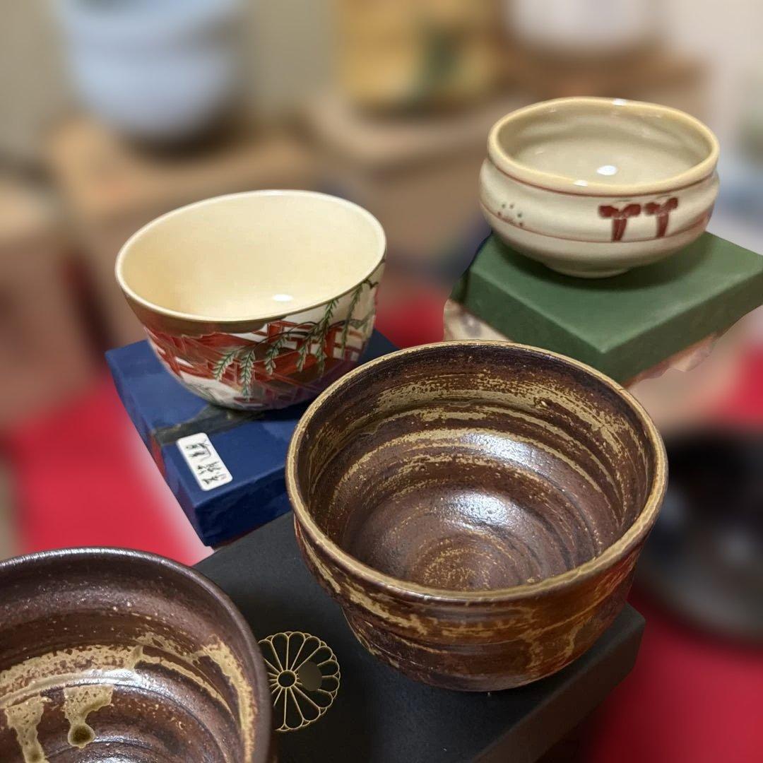 陶器製茶碗13個セット