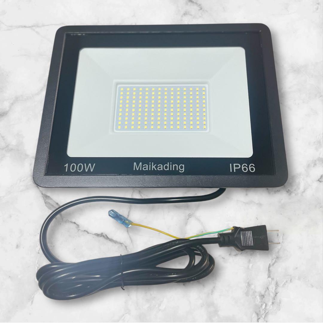 LED 投光器 100W 倉庫照明 防犯灯 駐車場灯 屋外作業 省エネ