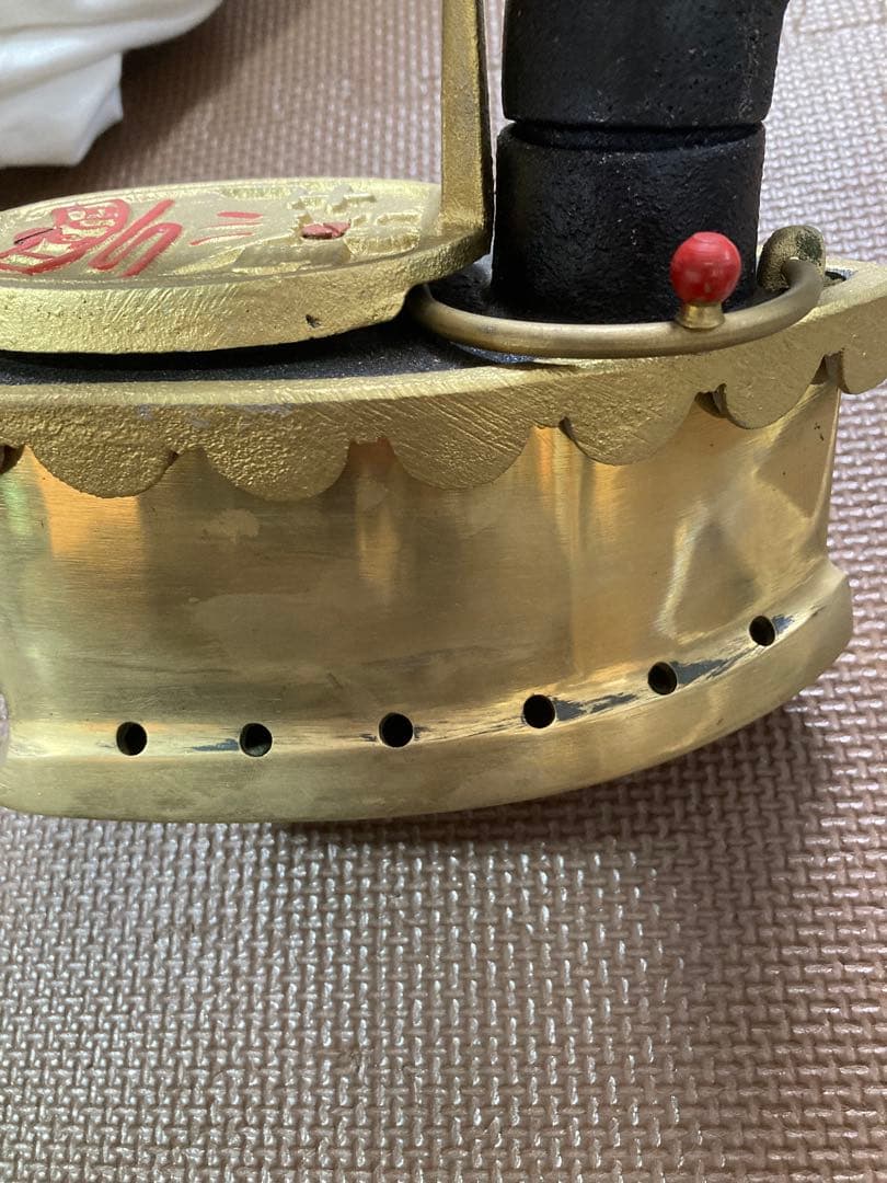 【美品】炭火アイロン　昭和レトロ