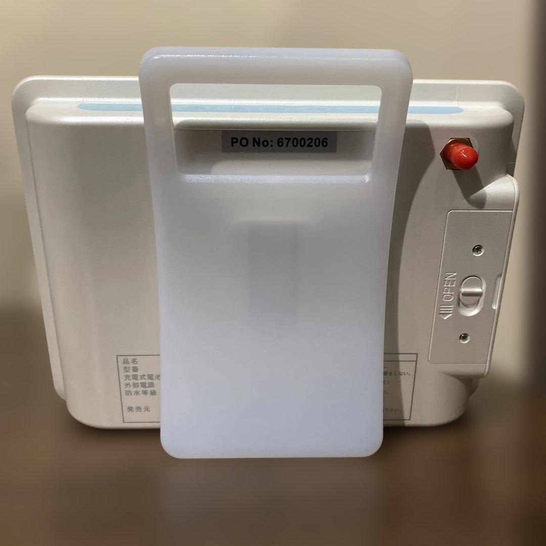 ポータブル防水テレビ　7インチ　ワンセグ ラジオ　お風呂用TV