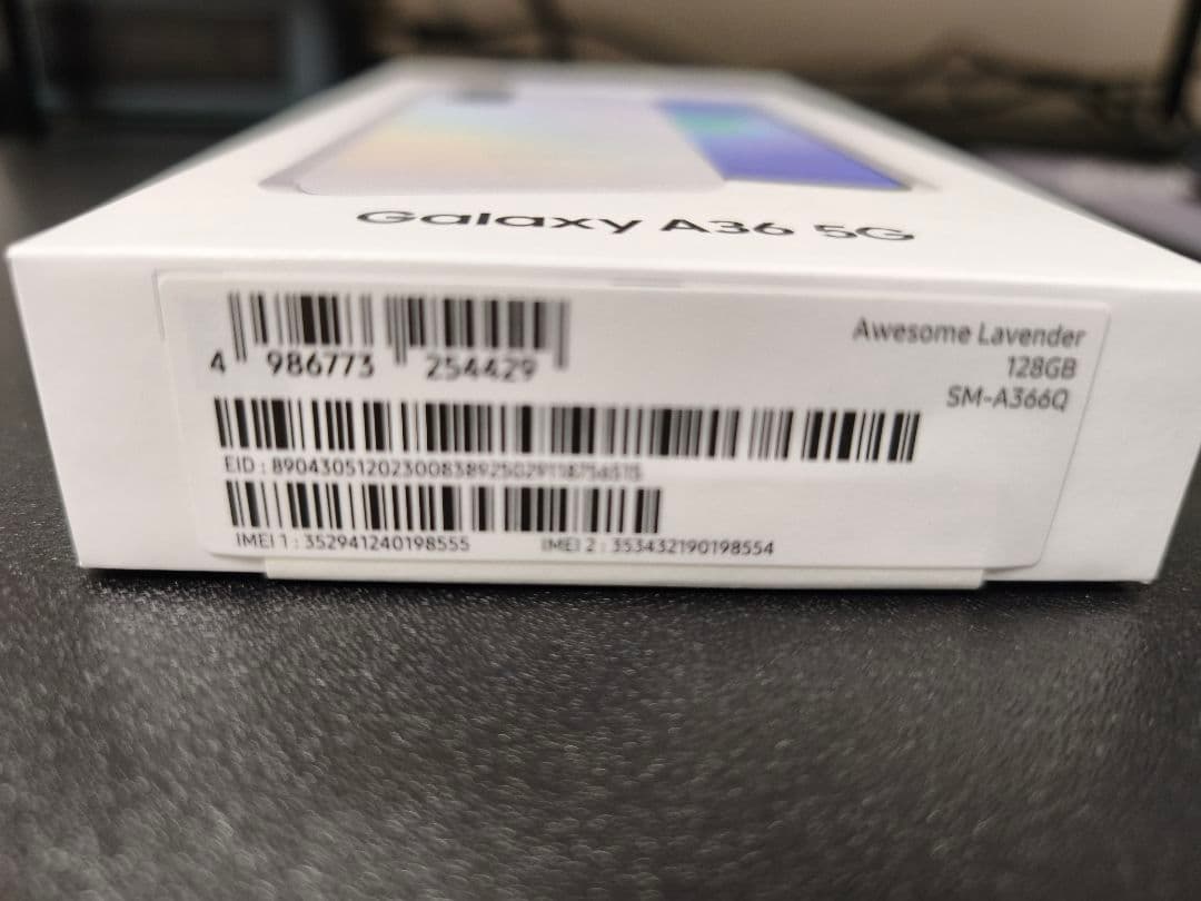 【新品未開封】Galaxy A36 5G 128GB SIMフリー