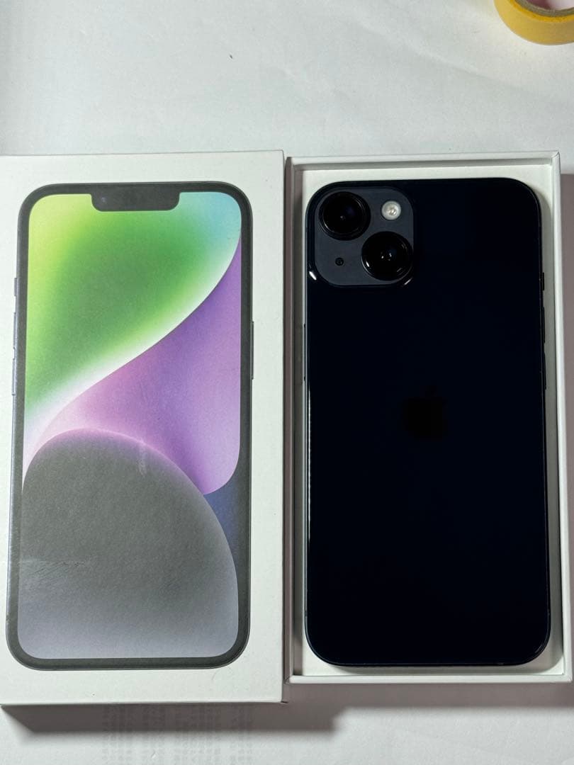 [7865] iPhone 14 128GB ミッドナイト　SIMフリー