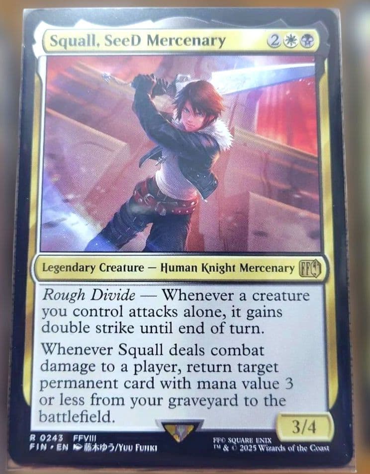 MTG FF スコールセット Squall, SeeD Mercenary