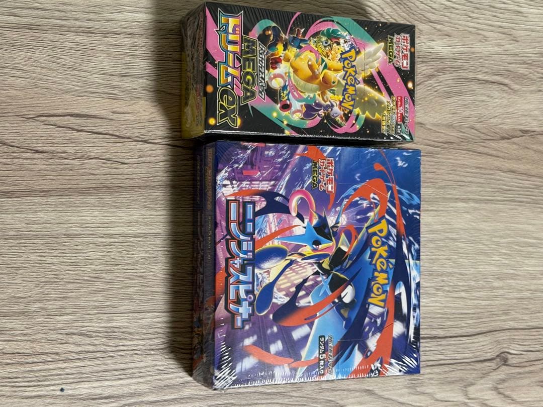 ポケモンカード　シュリンク付き新品未開封ボックスまとめ売り