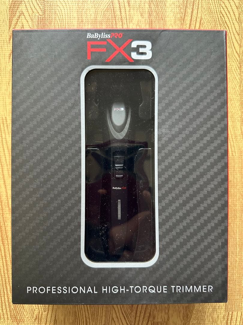 脱毛・除毛 BaByliss Pro FX3 Trimmer Black #FXX3TB
