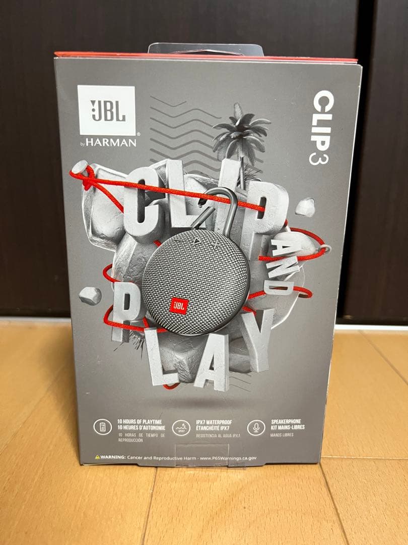 JBL CLIP3 Bluetoothスピーカー IPX7防水