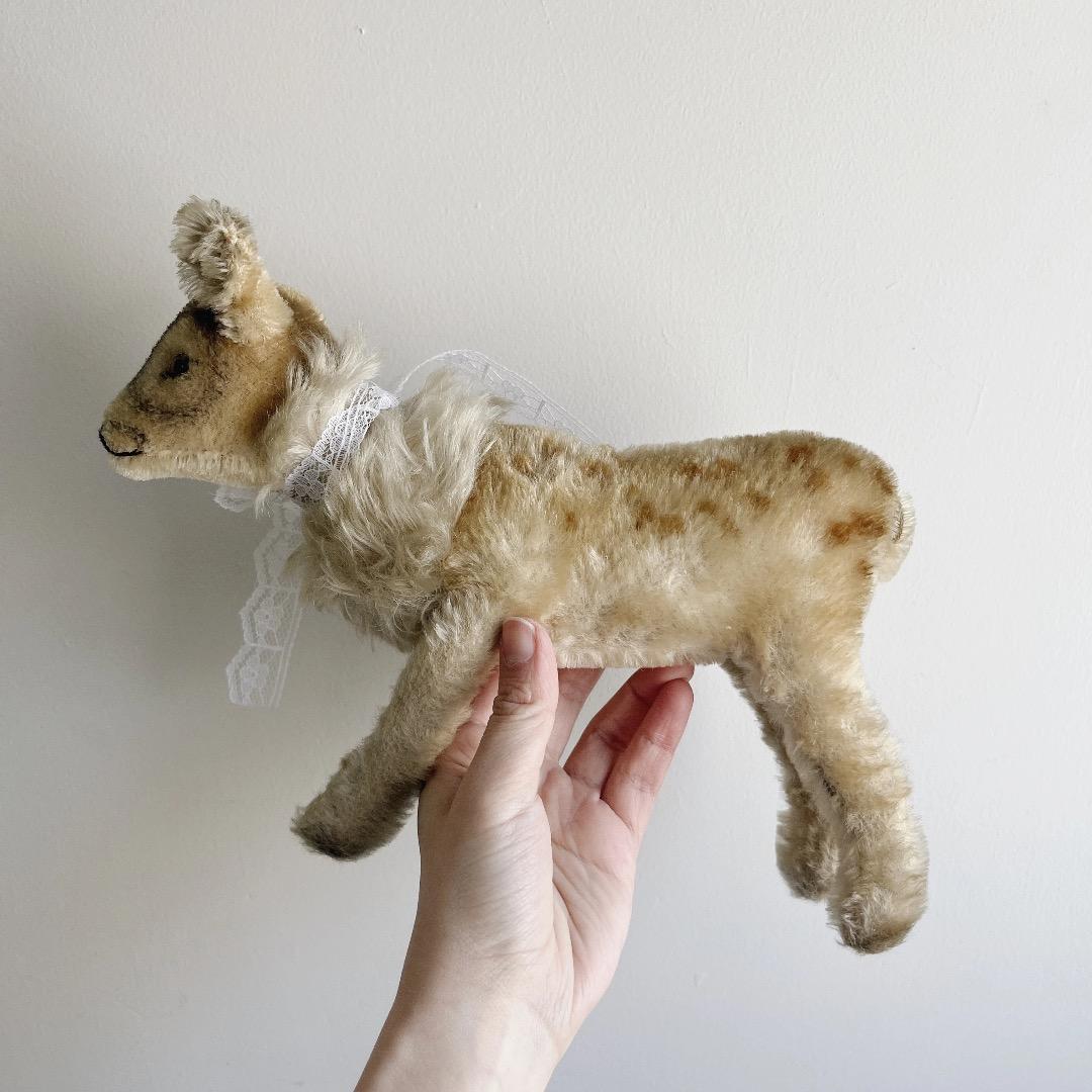 ぬいぐるみ vintage deer plush toy