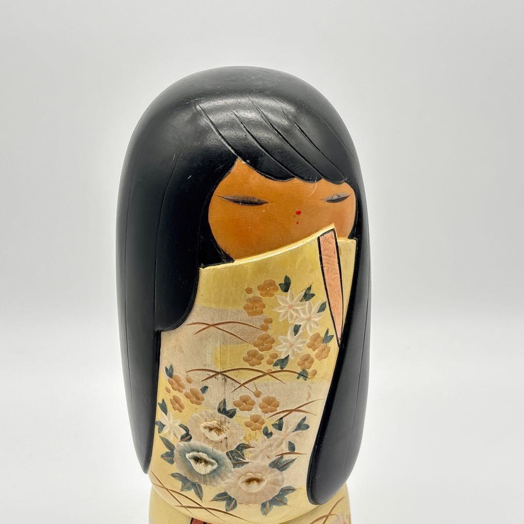 野沢薫 大型創作 こけし 夢小袖 内閣総理大臣賞受賞作家 Kokeshi