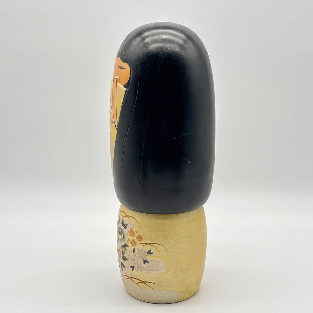 野沢薫 大型創作 こけし 夢小袖 内閣総理大臣賞受賞作家 Kokeshi