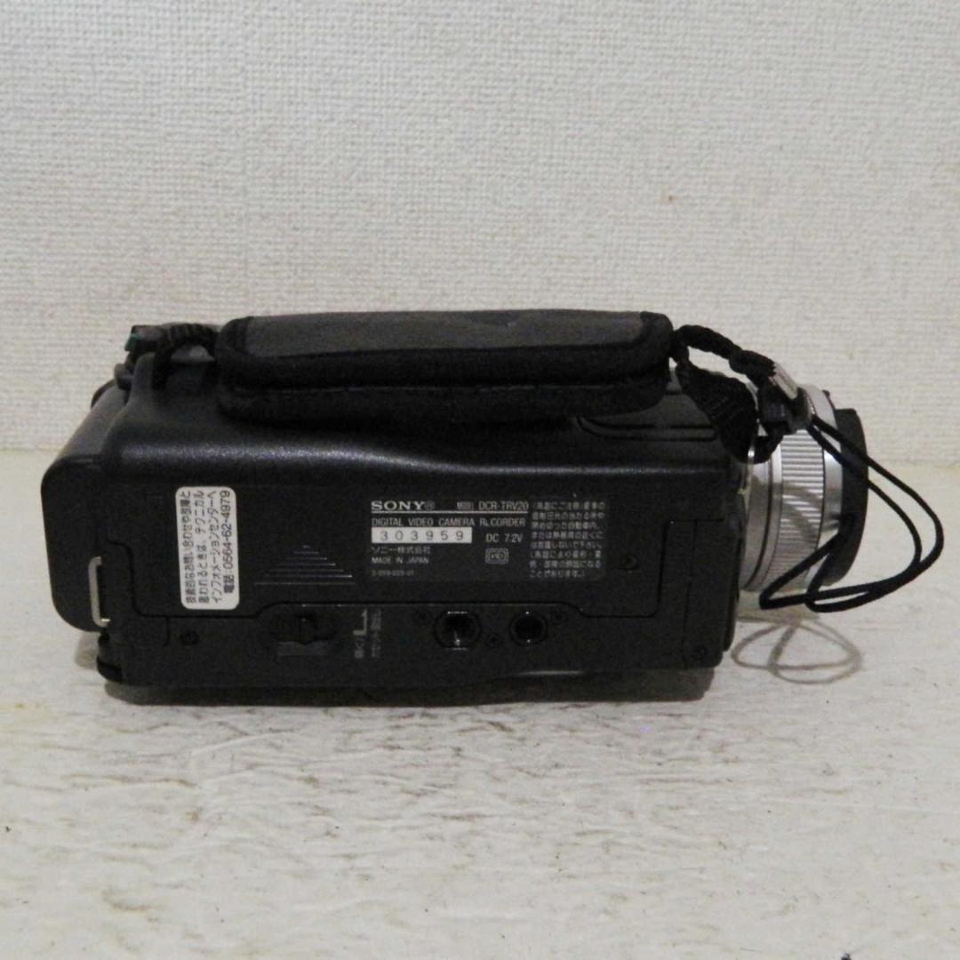動作品 Sony DCR-TRV20 miniDV ビデオカメラ ダビングなどに