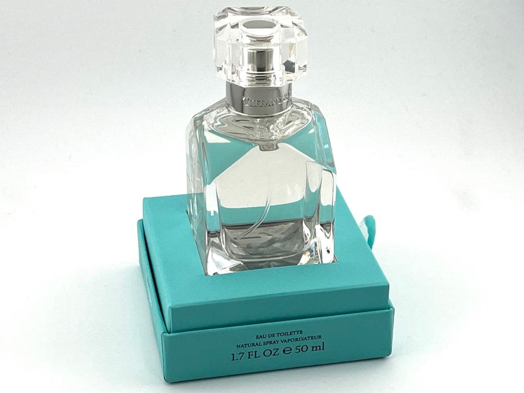 h989 美品　ティファニー　シアー　オードトワレ 50ml 香水　箱付き