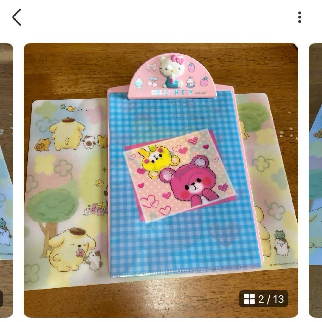 サンリオ　ハローキティ　クリップボード※ジャンク品※〜SA