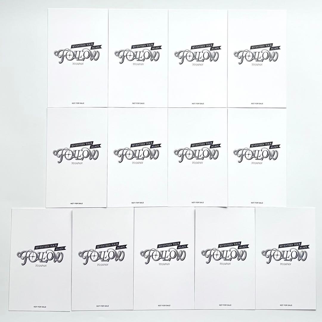 seventeen follow again dvd ポストカード ユニバ特典