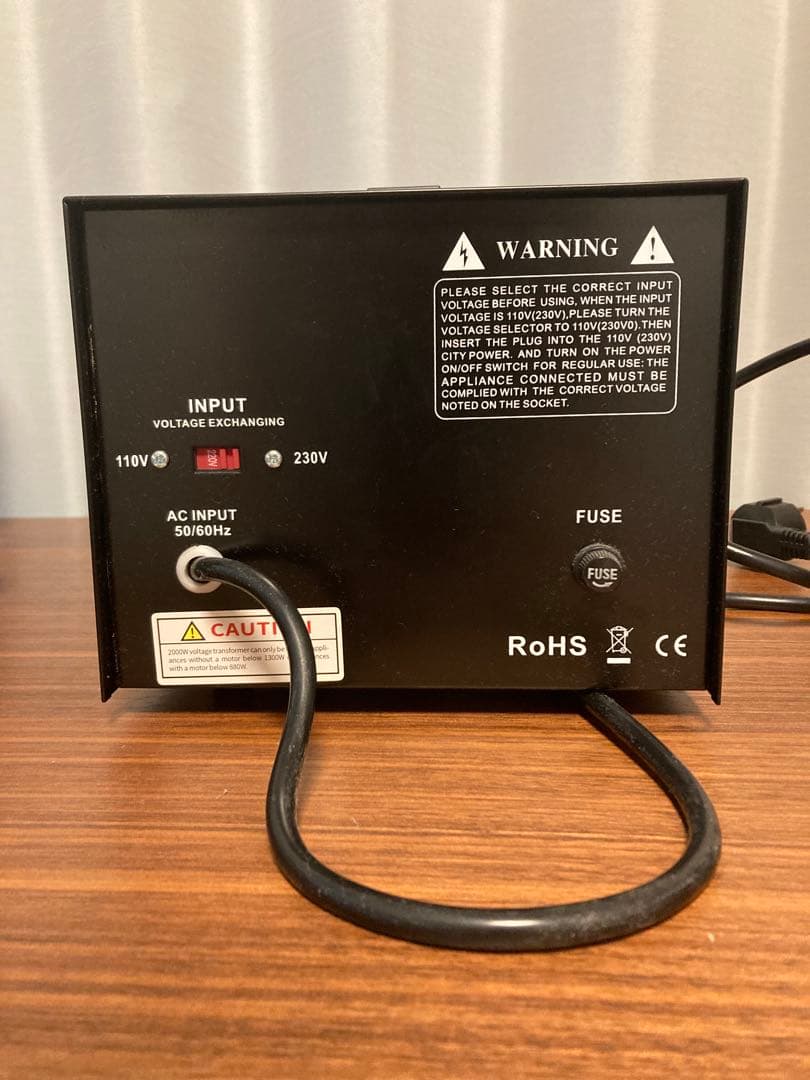 アップダウントランス　100V↔︎230V 変圧器2000VA