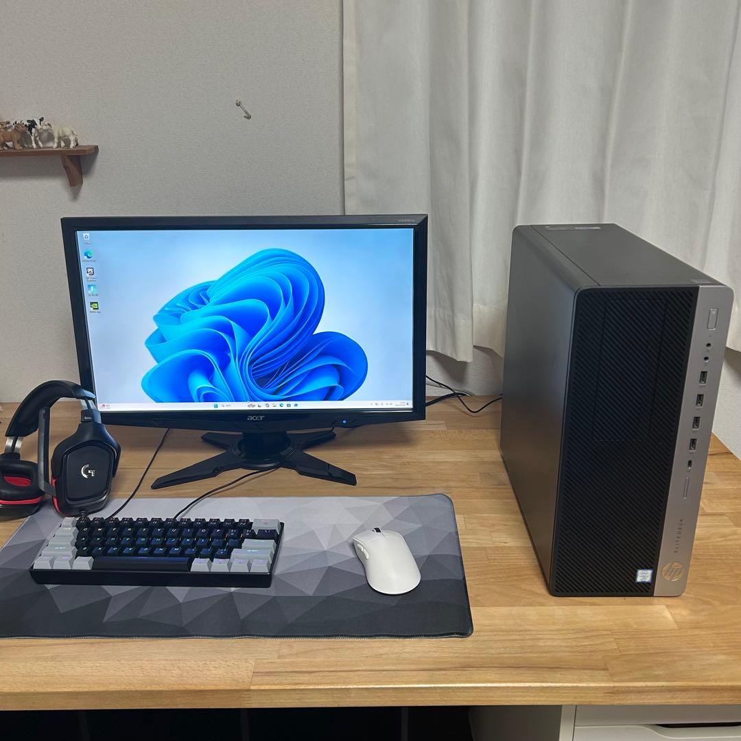 RTX2060 ゲーミングPCフルセット i7-9700 16GB 1TB PC