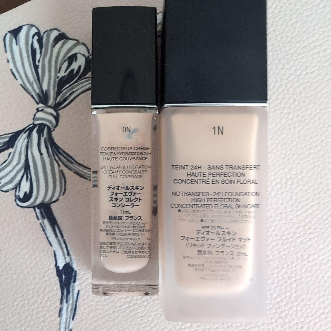 dior リキッドファンデーション、コンシーラー