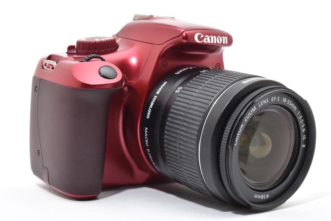 ✨Canon kiss X50✨希少なレッド レンズセット 美品 軽量 動作OK