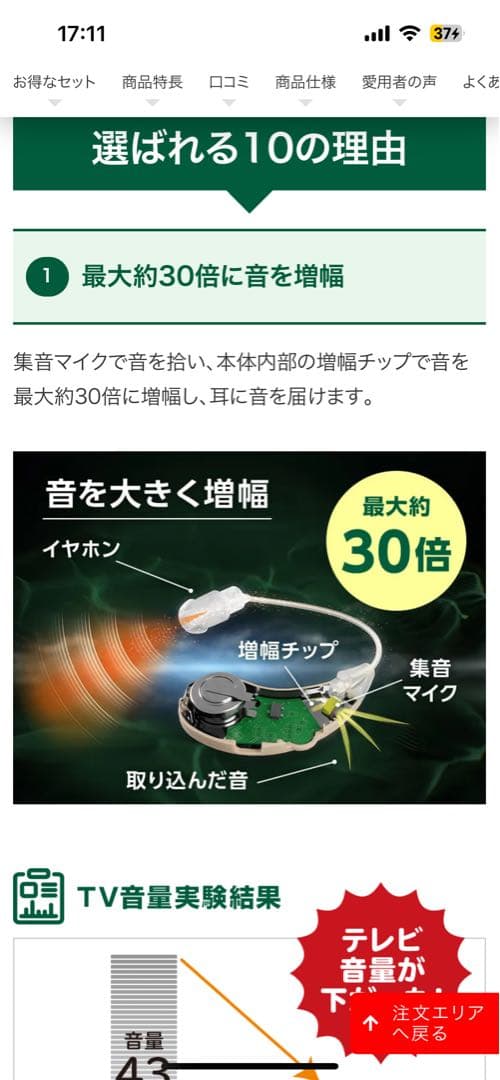 楽ちんアリリング SK-05 片耳セット新品新春セール