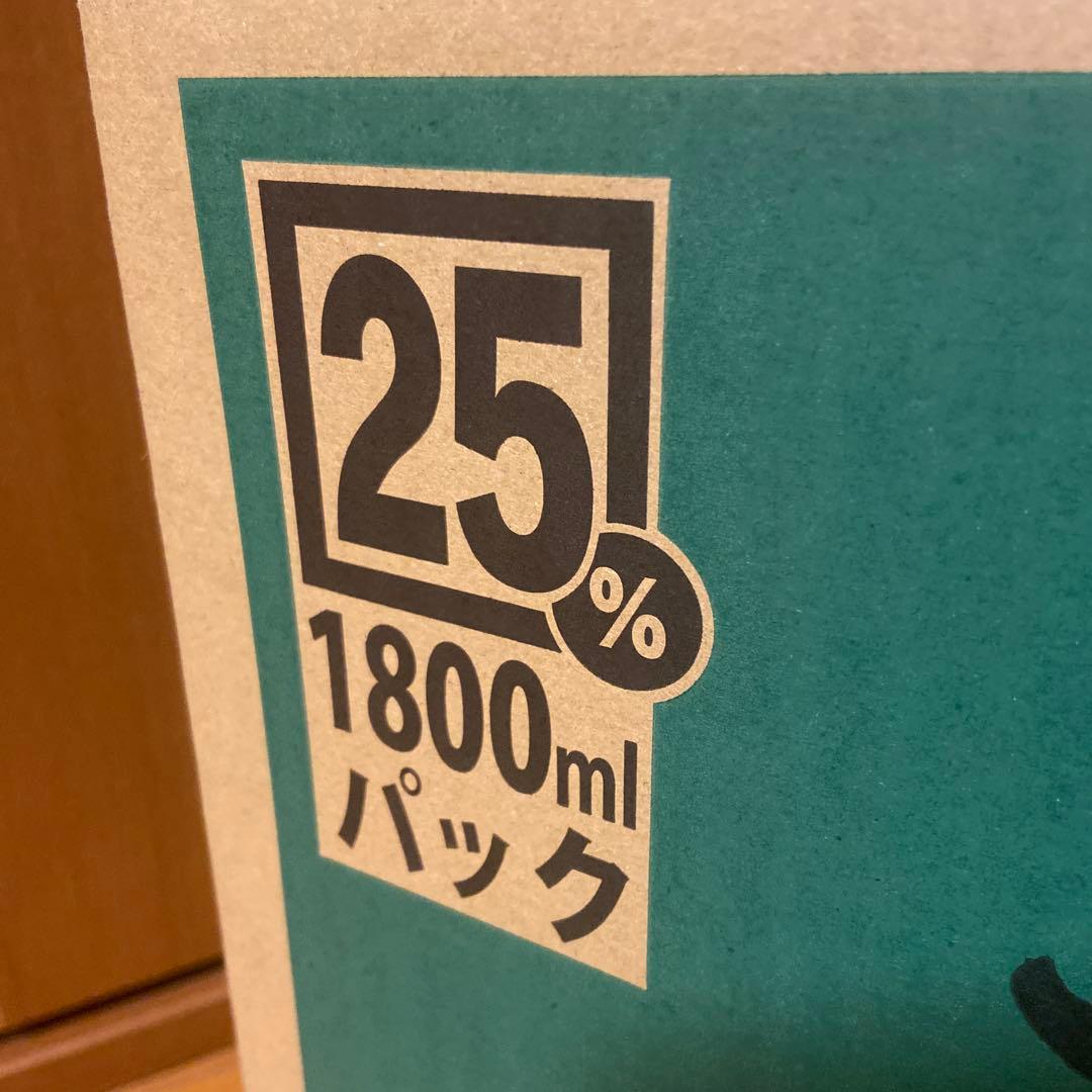 本格芋焼酎　黒霧島　酒　アルコール　ケース　1,800ml パック　6本 25%