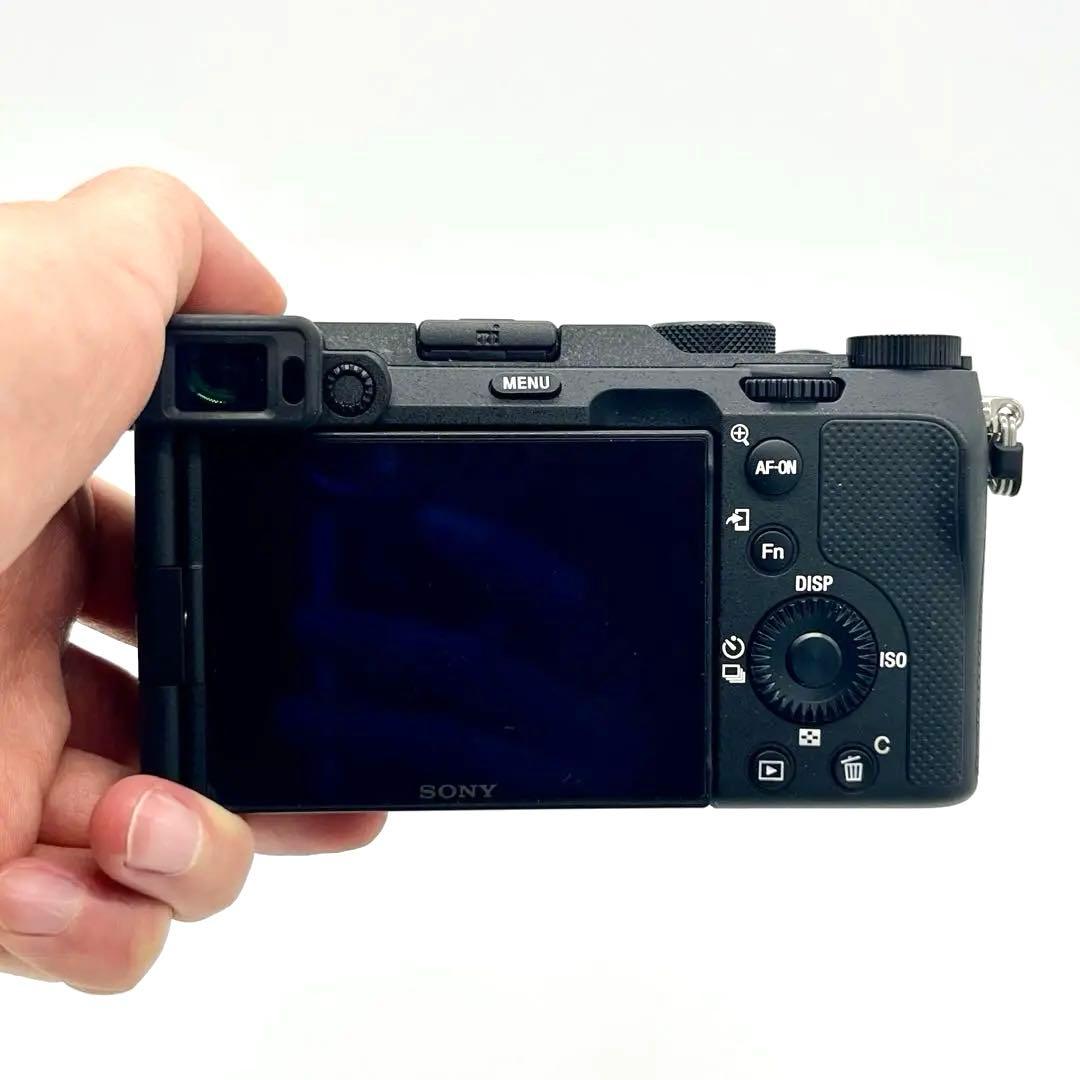 【美品】SONY α7C 本体 純正バッテリー3個+バッテリーチャージャー付き