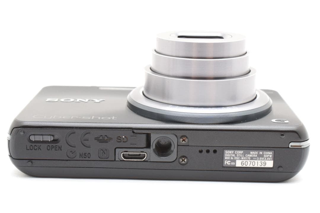 SONY DSC-WX170ソニー　デジカメ　ブラック動作品#1761