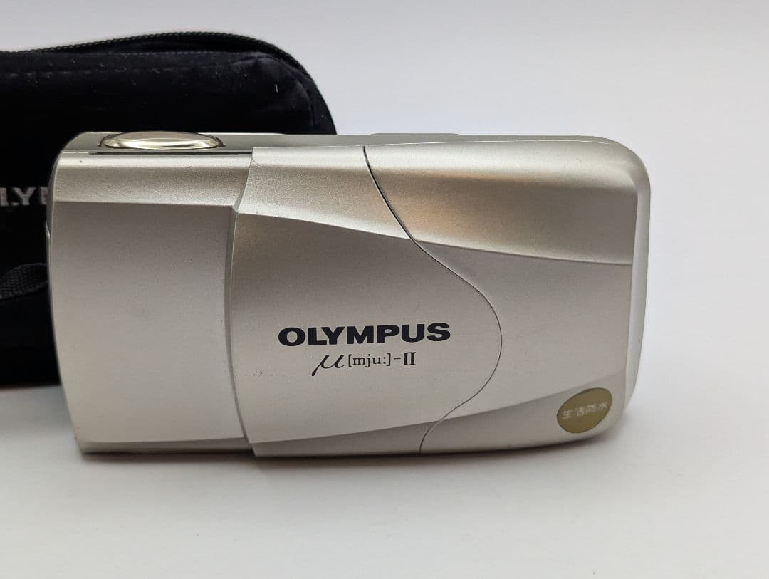 OLYMPUS μ mju II シャンパンゴールド 完動品 μII