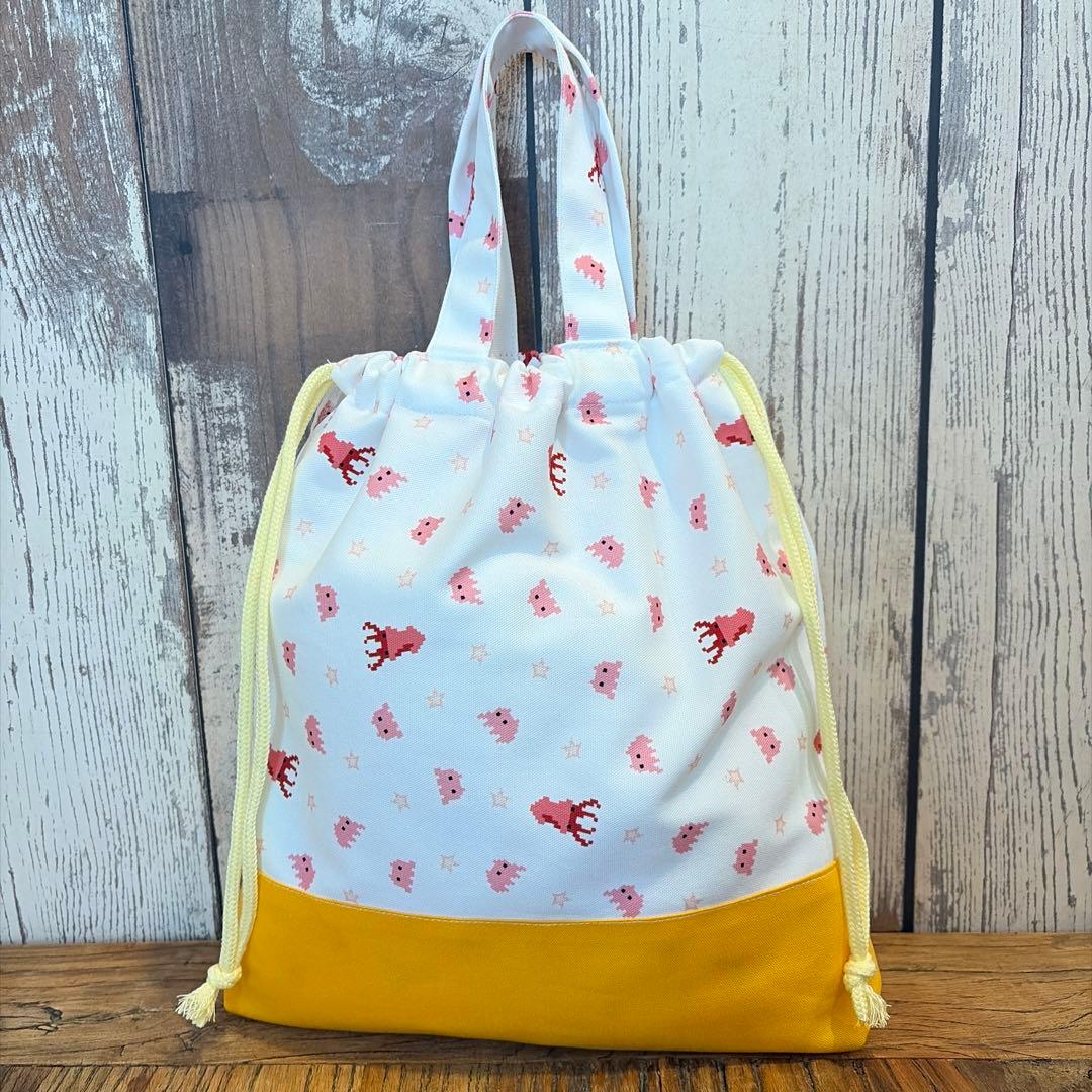 メンダコ　入園入学4点セット♡バッグ♡上履き入れ♡お着替え袋♡コップ入れ