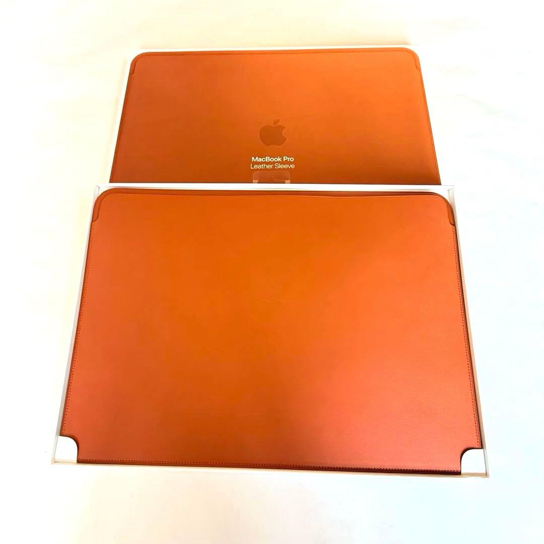【新品】MacBook Pro レザースリーブ 純正ケース 15インチ ブラウン