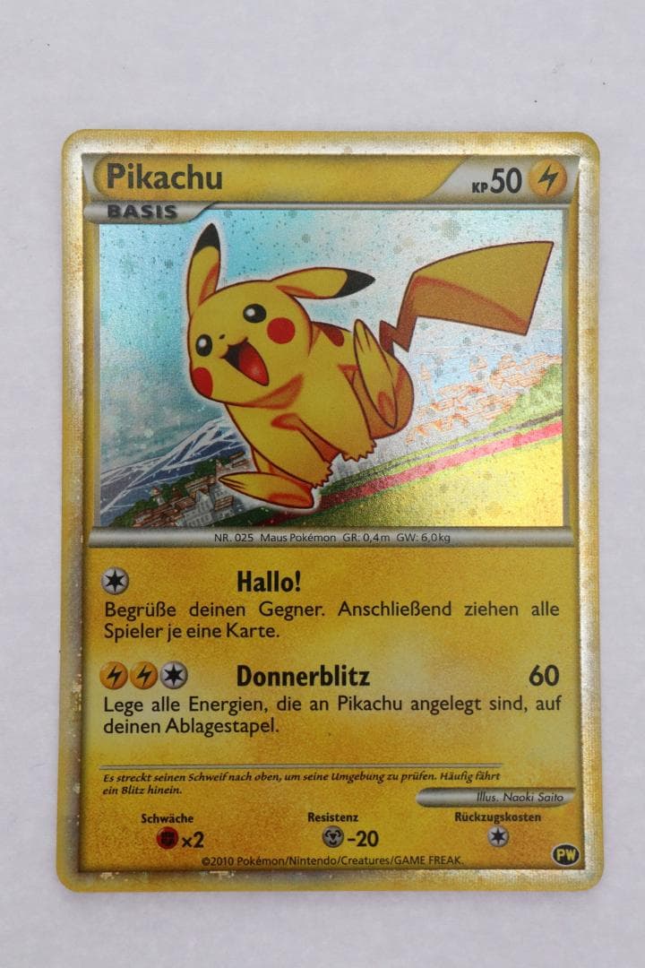 ◆ポケモンカード ピカチュウワールドコレクション2010 外国 3枚　09488