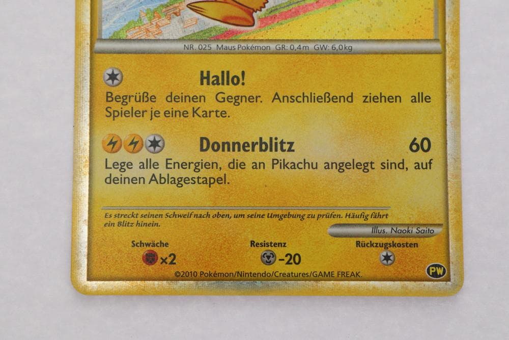 ◆ポケモンカード ピカチュウワールドコレクション2010 外国 3枚　09488