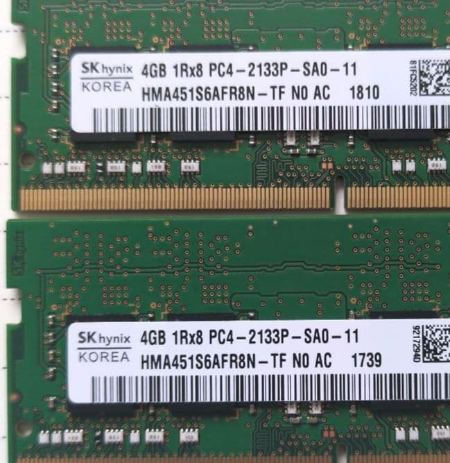 メモリ SKhynix PC4-2133P 4GB PC4-2666V 4GB