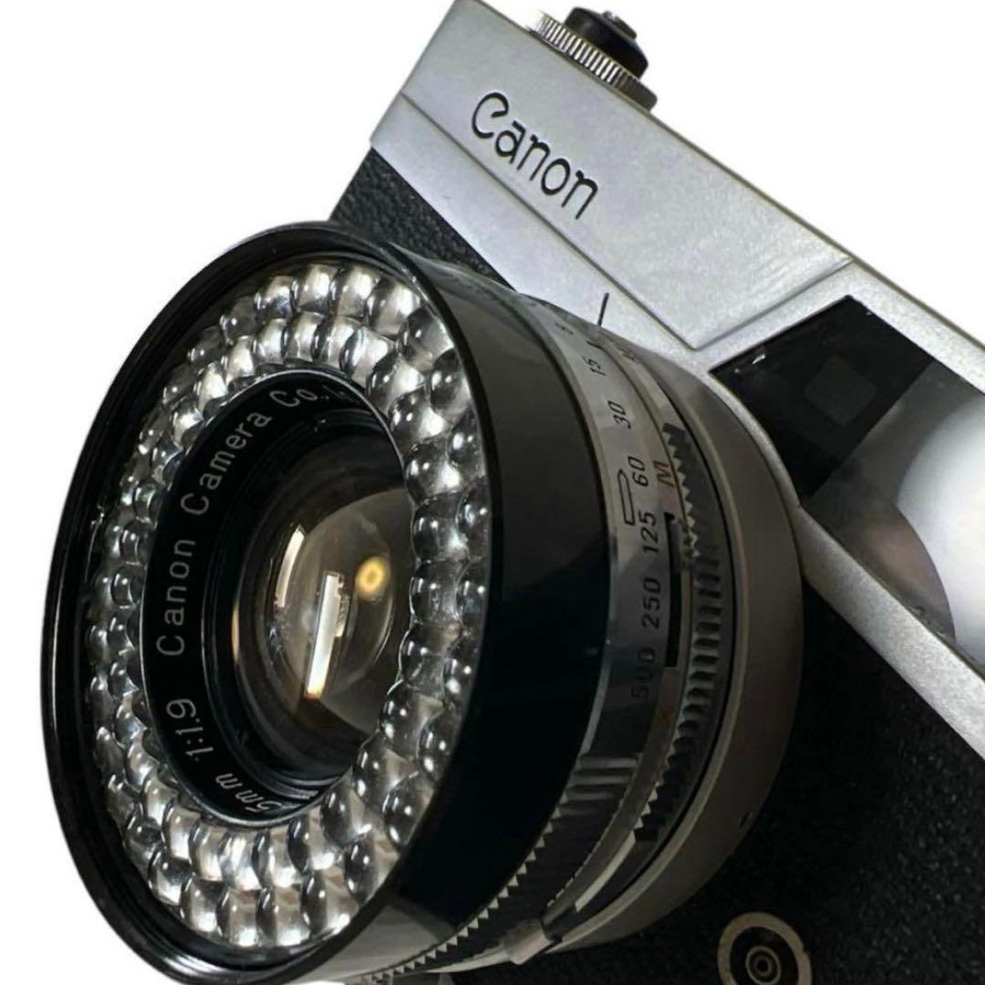 【美品】Canon 初代Canonet 後期型 レンジファインダーカメラ レトロ