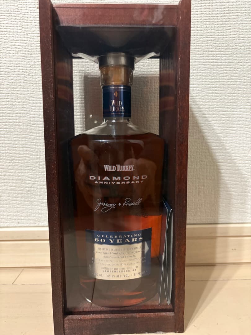 ワイルドターキー　ダイヤモンドアニバーサリー　45% 750ml 未開栓古酒