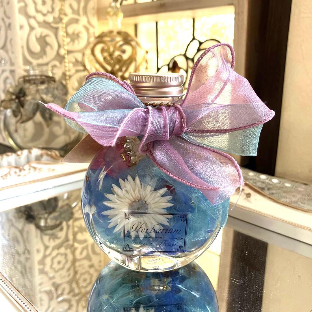 ◆ハーバリウム　222 優しいお色のネコbottle *.:。✿*゜¨゜