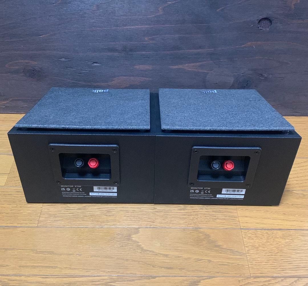 美品Polk Audio XT90 イネーブルドハイトスピーカー 3Dサラウンド
