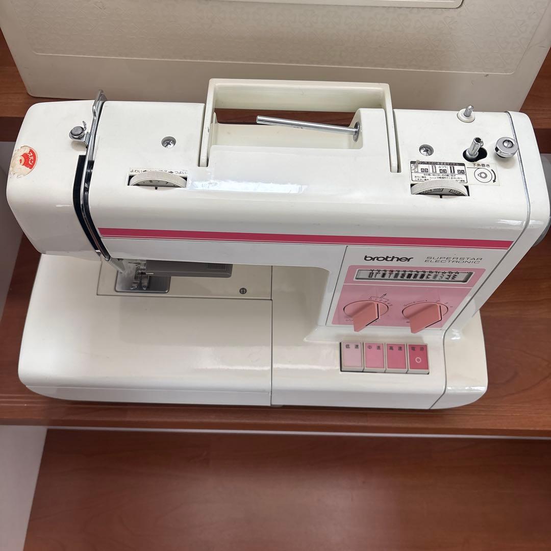 brother ブラザー zz3-B754型 ピンク色 昭和のミシン