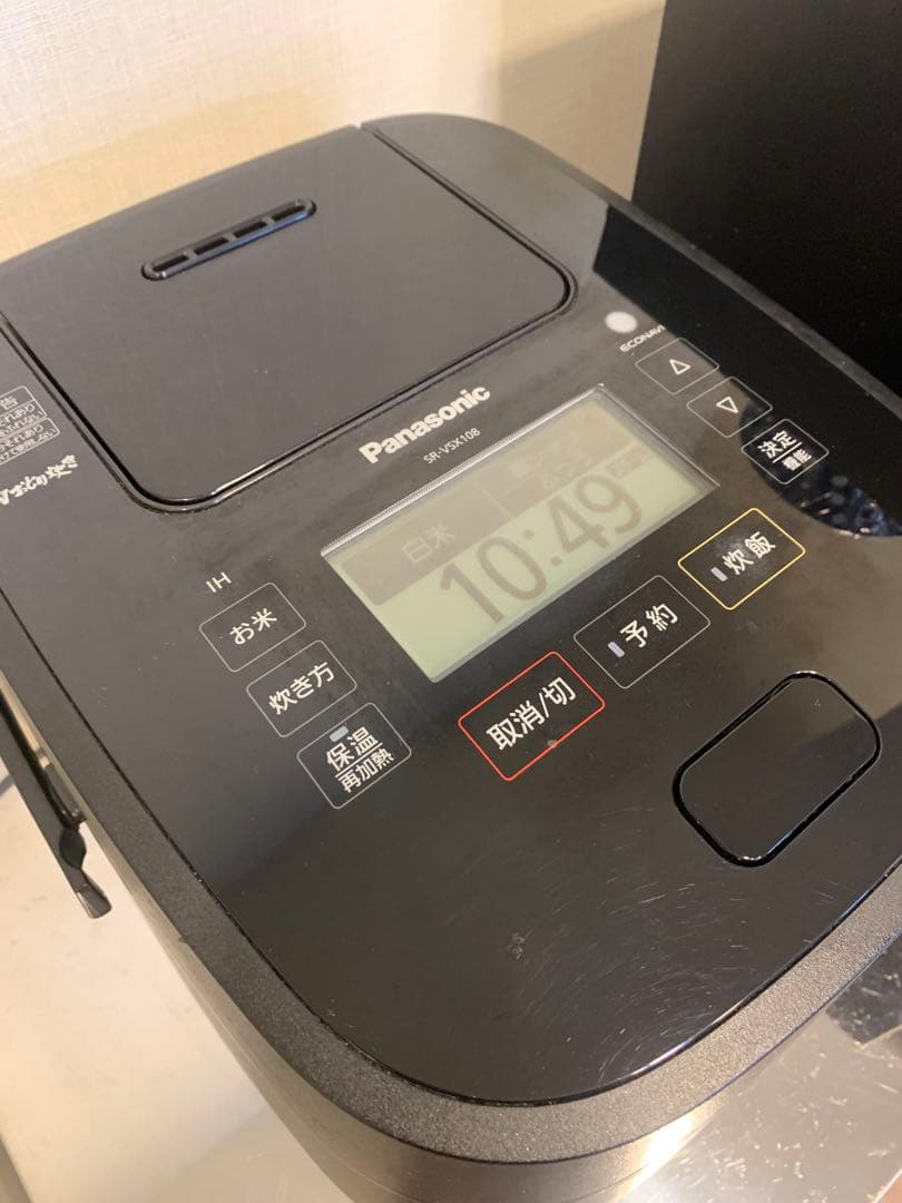 Panasonic スチーム＆可変圧力IHジャー炊飯器 SR-VSX108