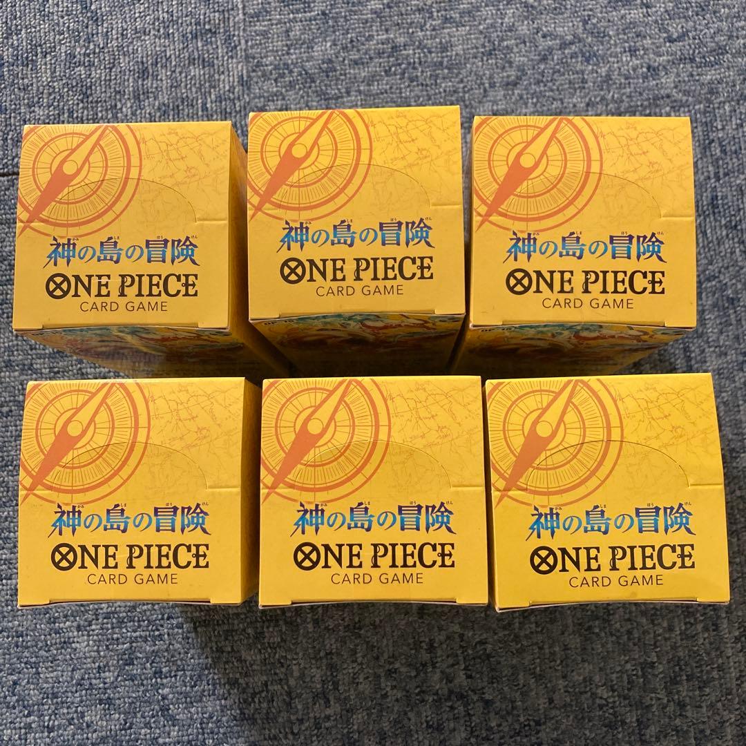 ONE PIECE CARD GAME 神の島の冒険 6個セット