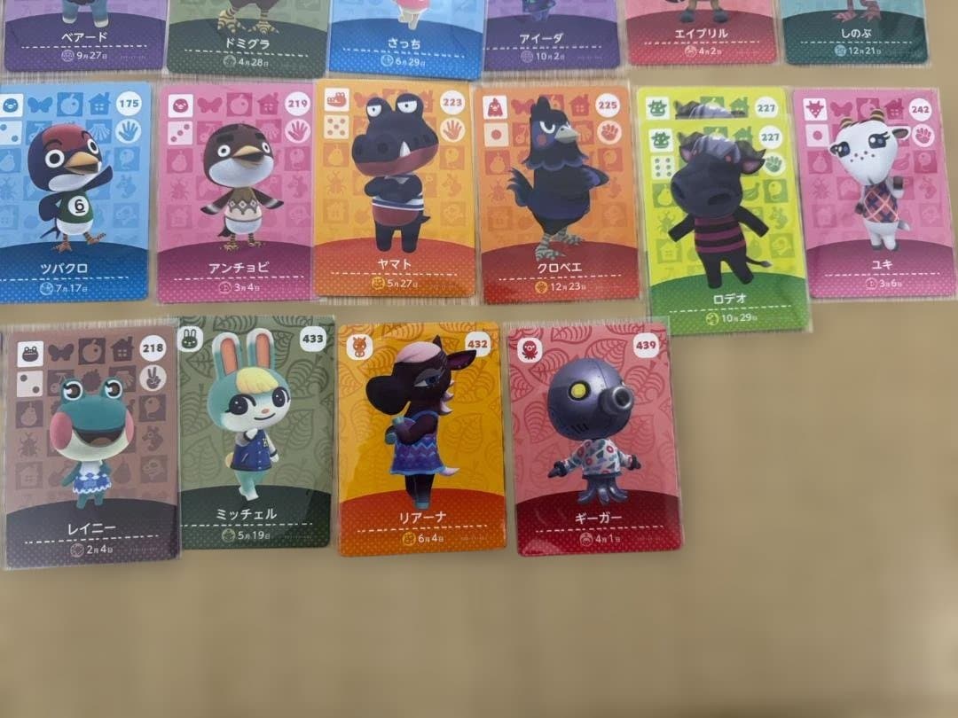 amiibo ミッチェル マール ツバクロ レイニー バニラ しのぶ ハムスケ他