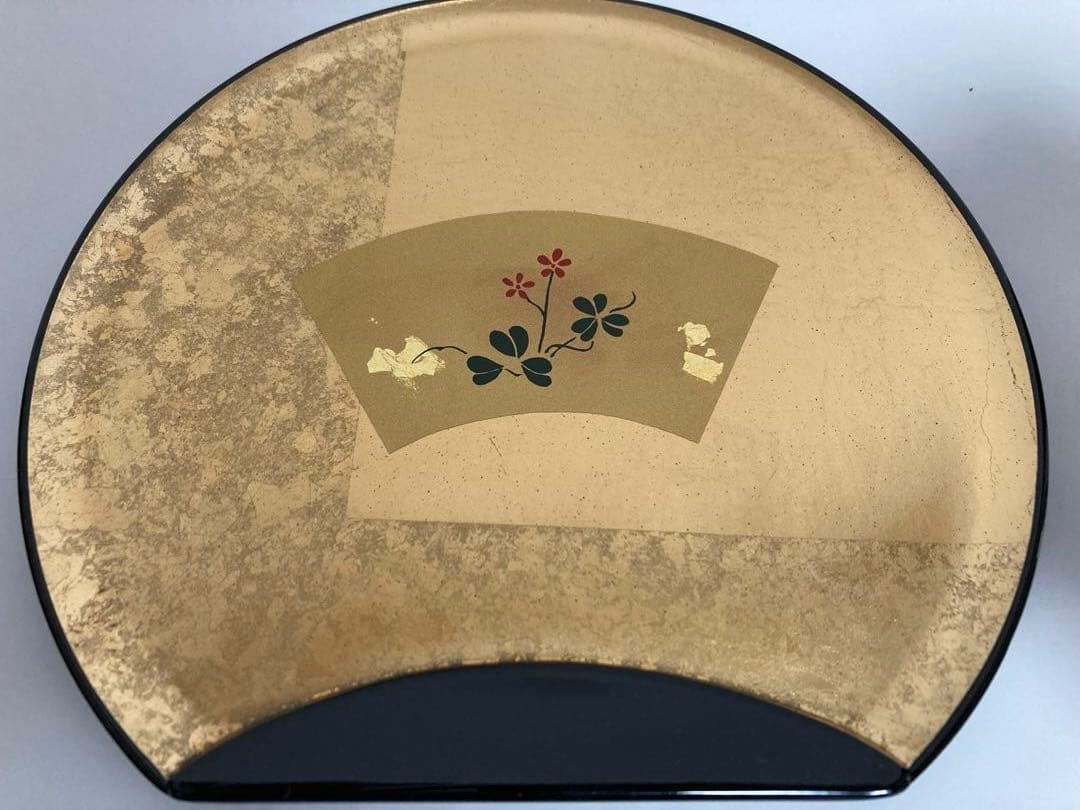 【希少品・新品未使用】 山中塗と金箔工芸（加賀百万石金箔）が優雅に調和した逸品