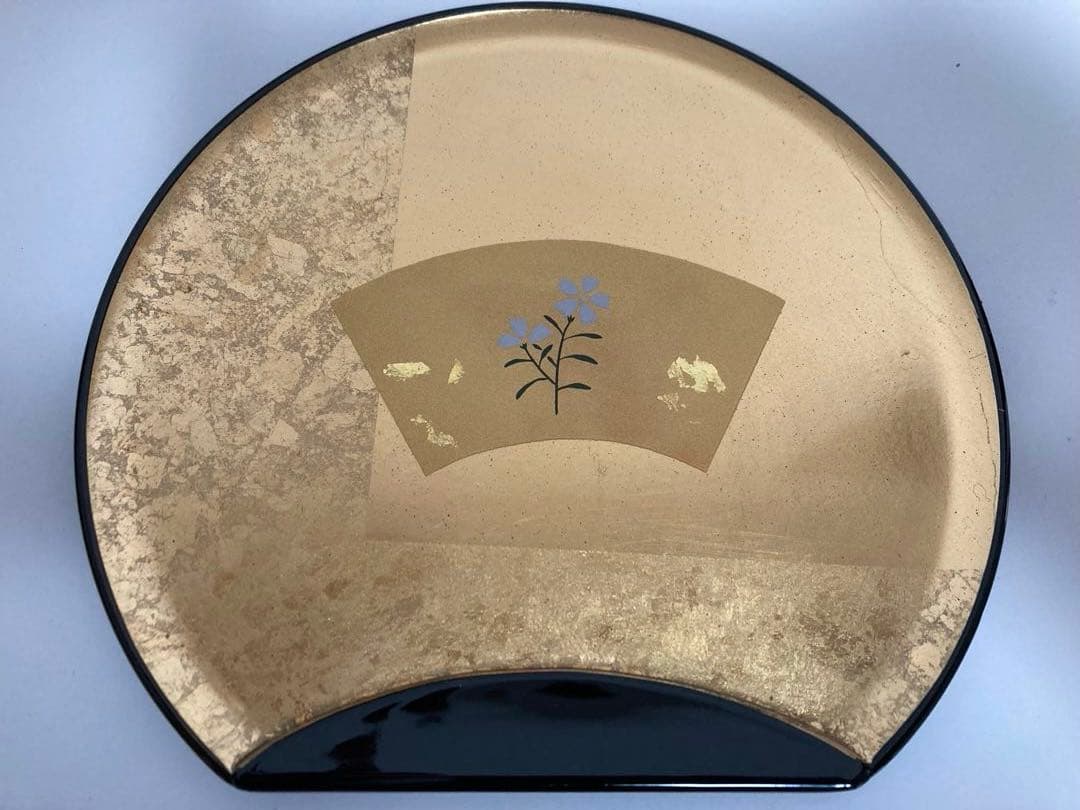 【希少品・新品未使用】 山中塗と金箔工芸（加賀百万石金箔）が優雅に調和した逸品