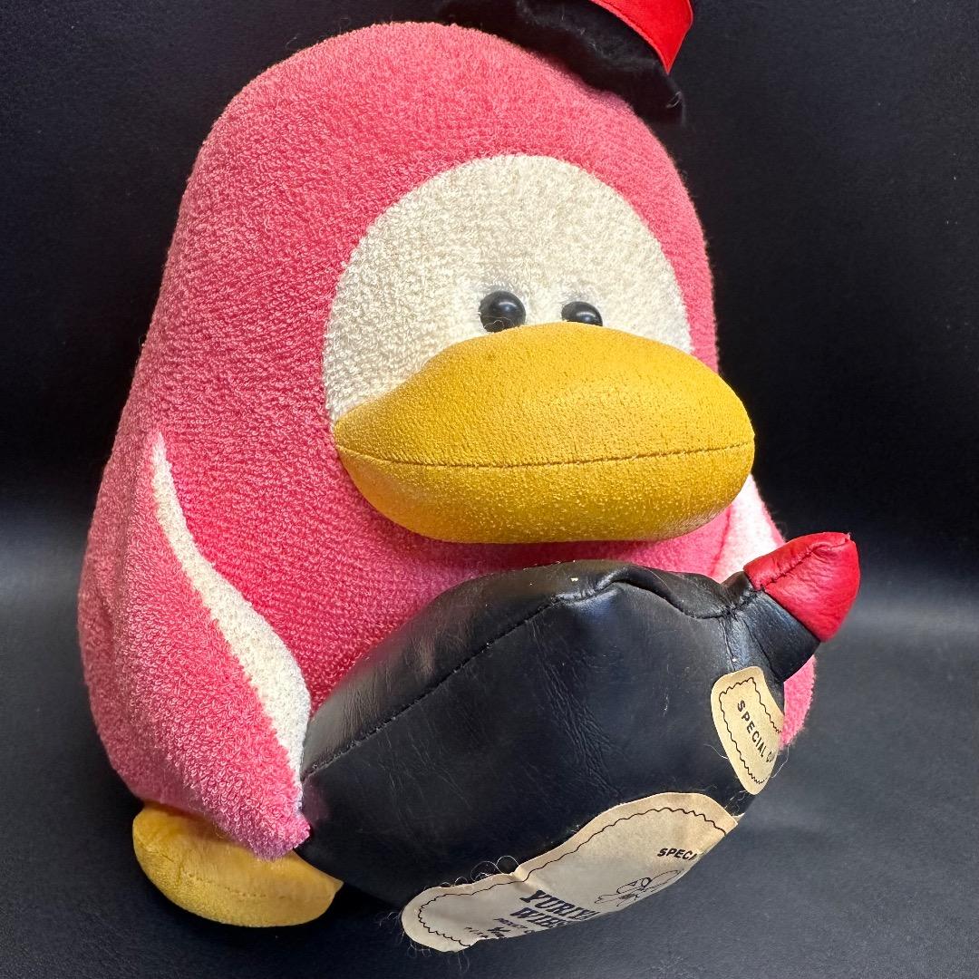 ♡※後左1007 昭和レトロ ゆりあ工房 ペンギン ぬいぐるみ ヴィンテージ