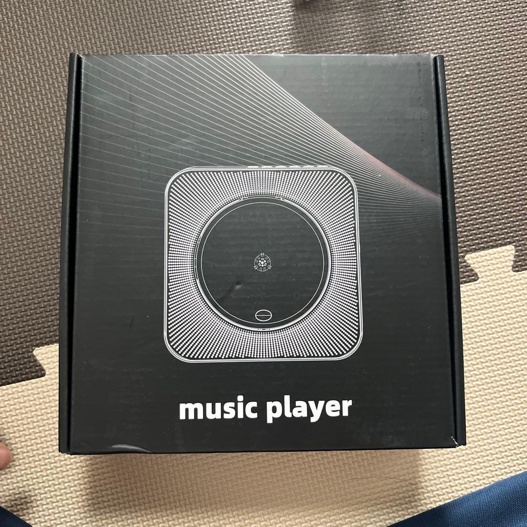 Fohil CDプレーヤー 卓上置き式 ラジカセ 多機能 ホワイト
