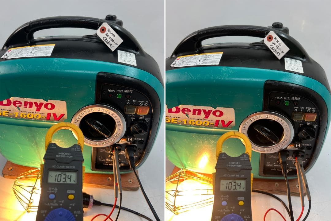 DENYO GE-1600-IV インバーター発電機★1.6kVA★動作良好 4